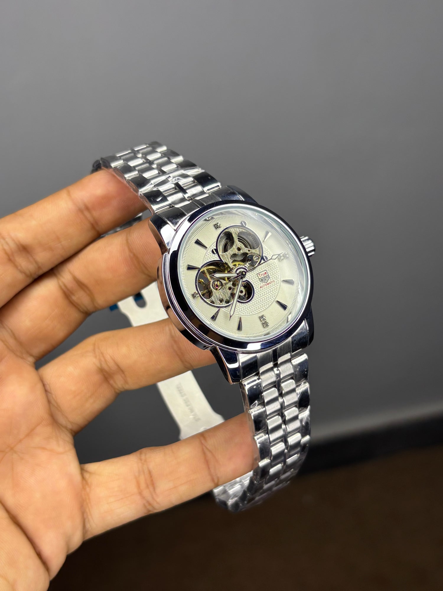 True Worth Automatic Skeleton Watch - R4053