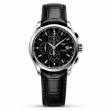Tsot Leather Strap Chronograph Watch