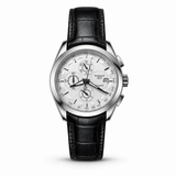 Tsot Leather Strap Chronograph Watch