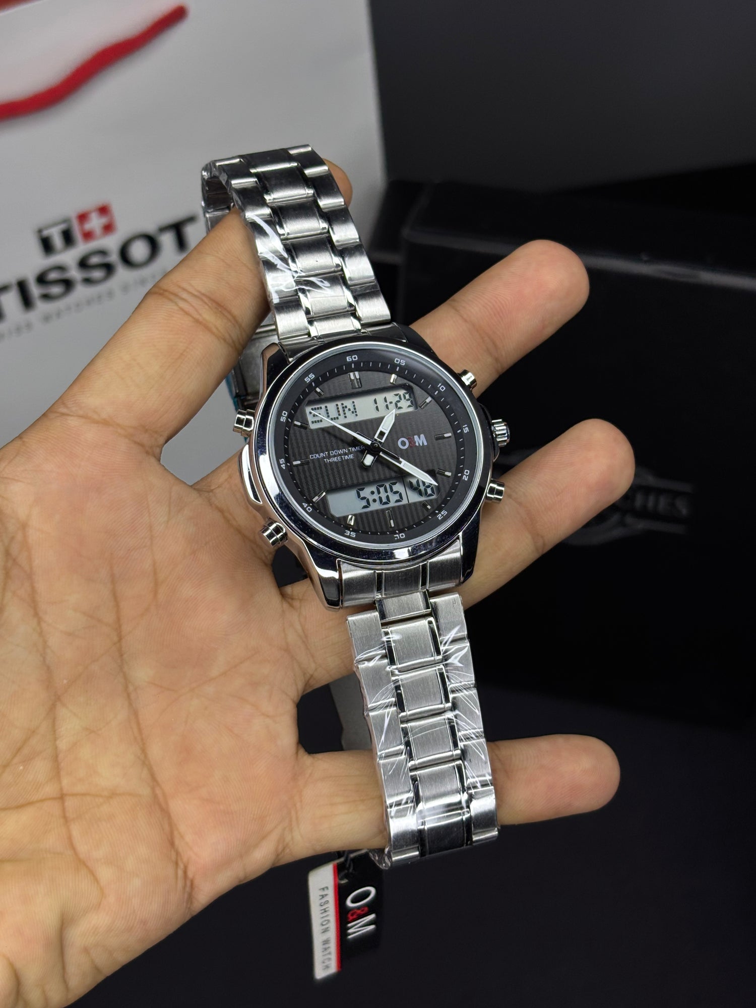 O&M Dual Time Watch