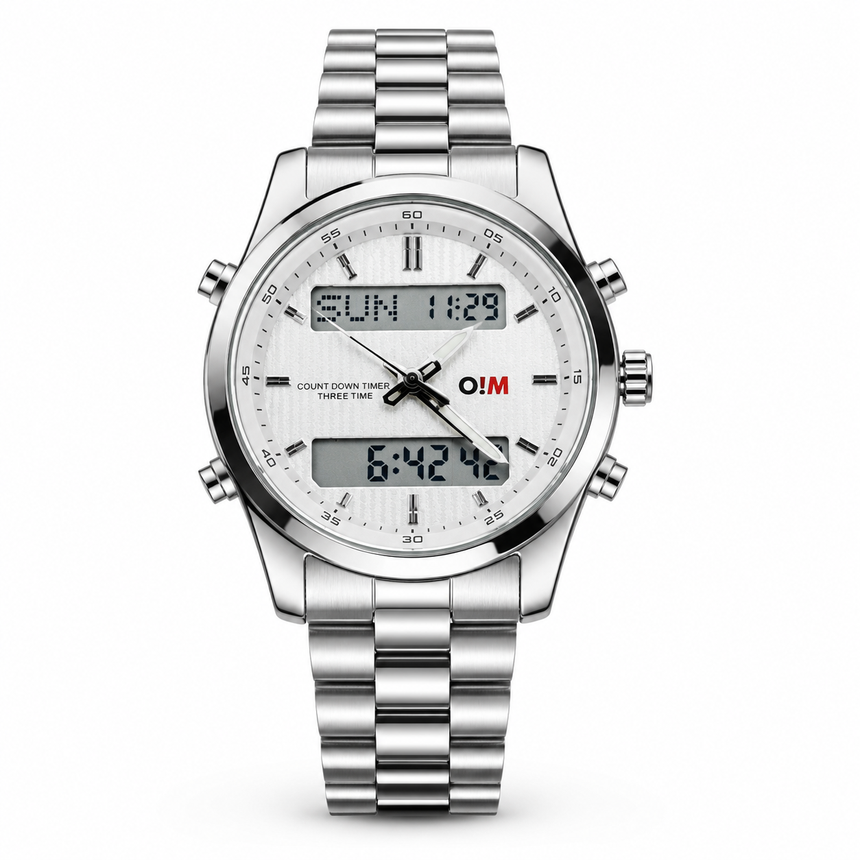 O&M Dual Time Watch