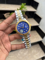 RLX Datjust President- Fluted Bezel - Two-Tone Semi-Auto (Quartz)