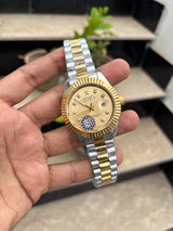 RLX Datjust President- Fluted Bezel - Two-Tone Semi-Auto (Quartz)