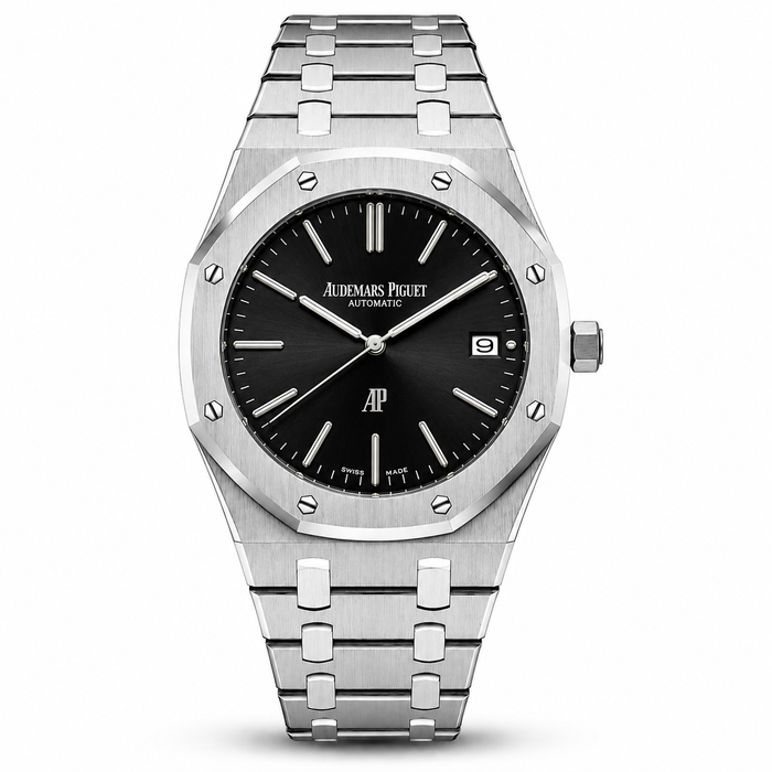 AP RYL Oak SIlver Automatic Master - Black Dial