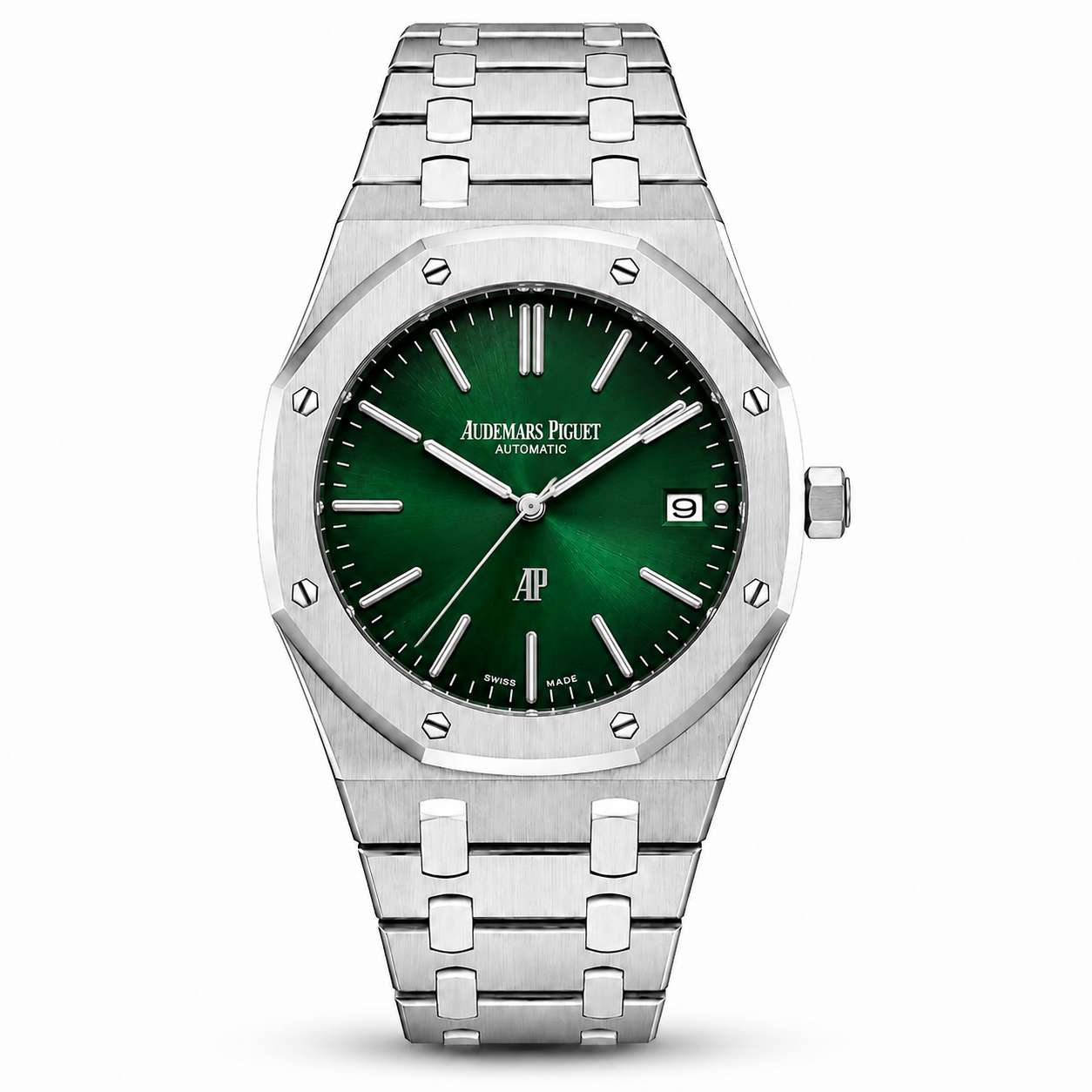 AP RYL Oak SIlver Automatic Master - Green Dial