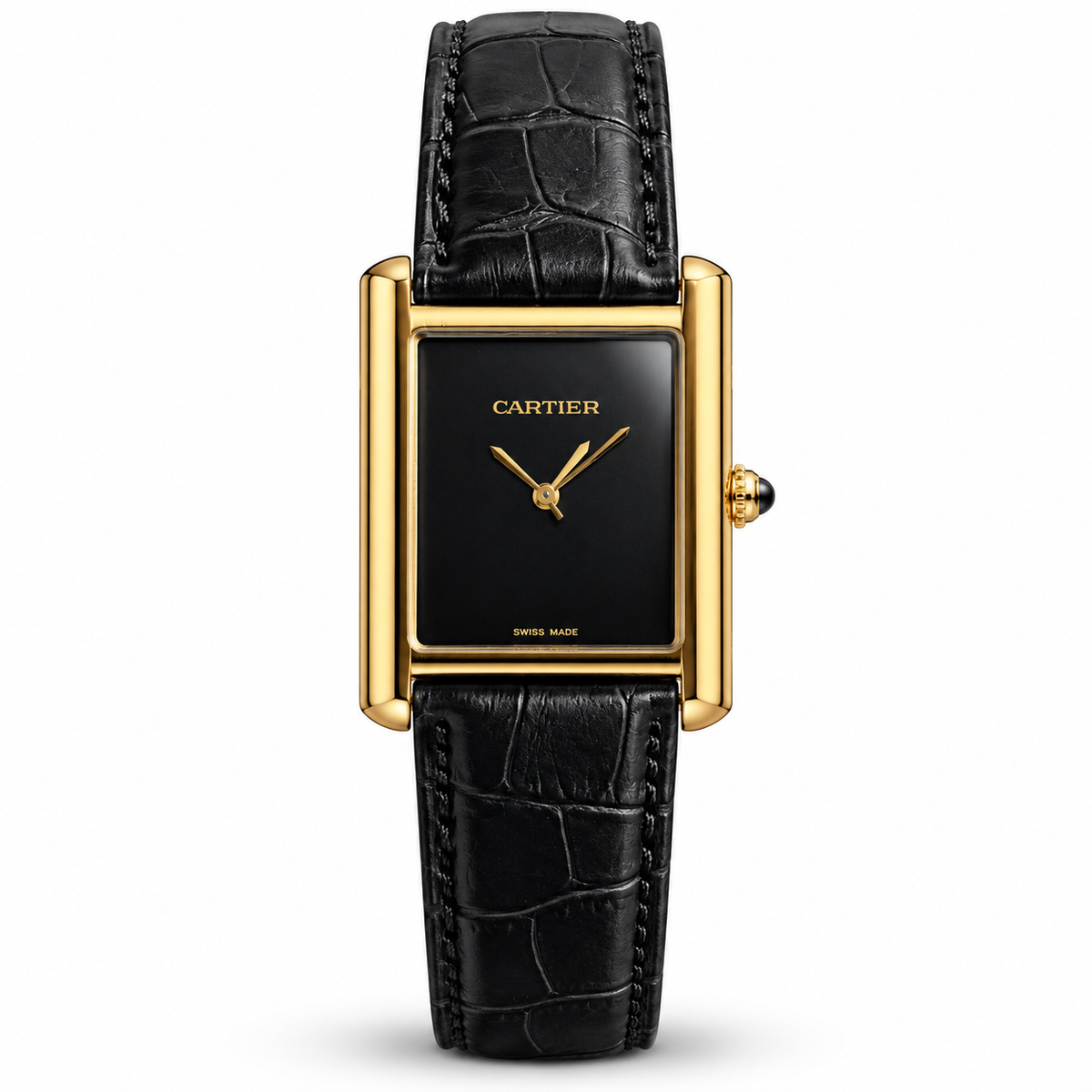 Crtr Tank Gold Case Black Straps