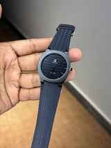 Time Craft Ultra Slim Leather Strap Watch