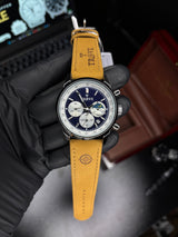 Trove Original Chronograph + Moongraph Leather Strap Watch
