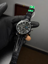 Chenxi Leather Strap Chronograph Watch