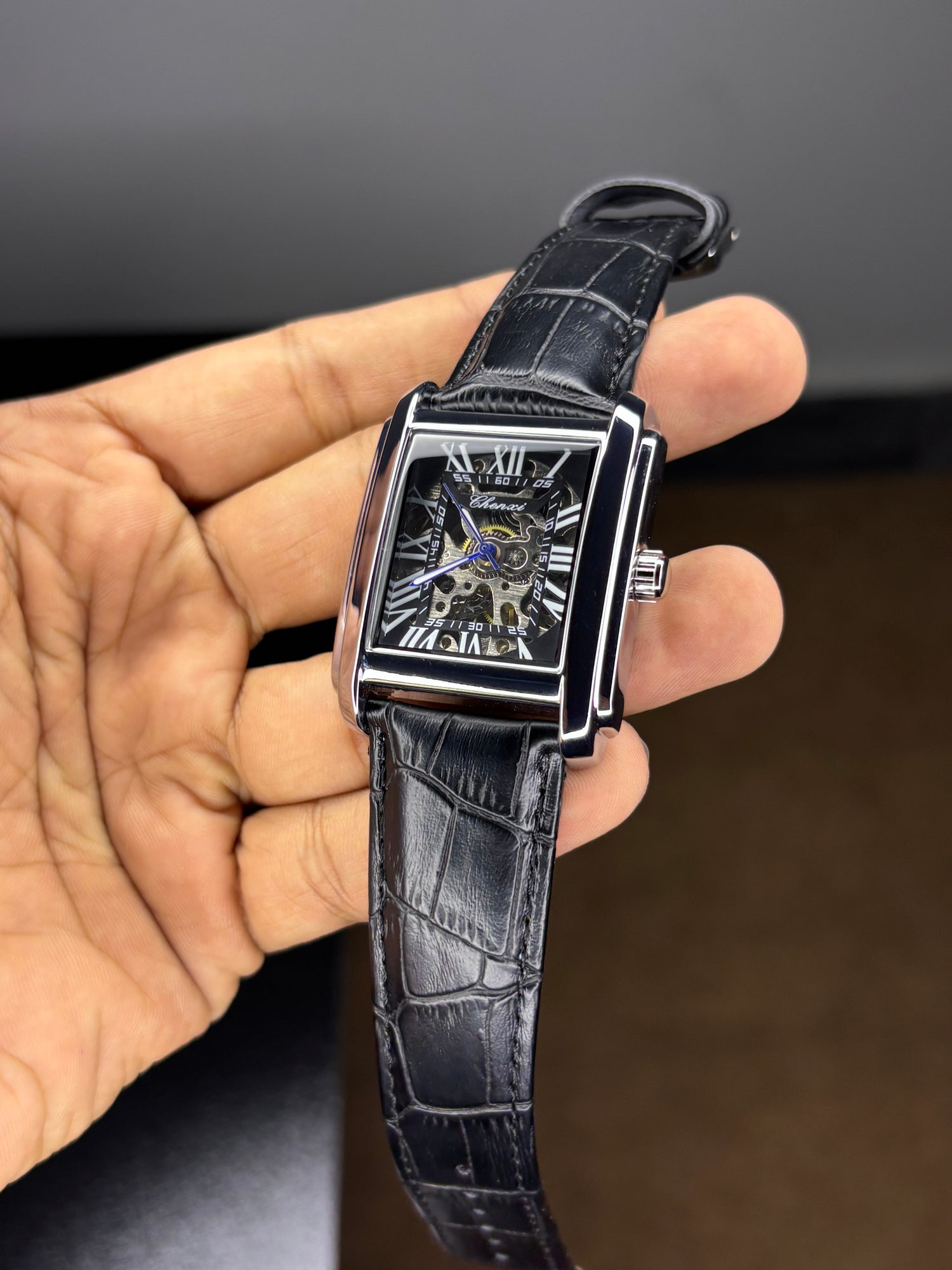 Chenxi Old Money Automatic Leather Strap