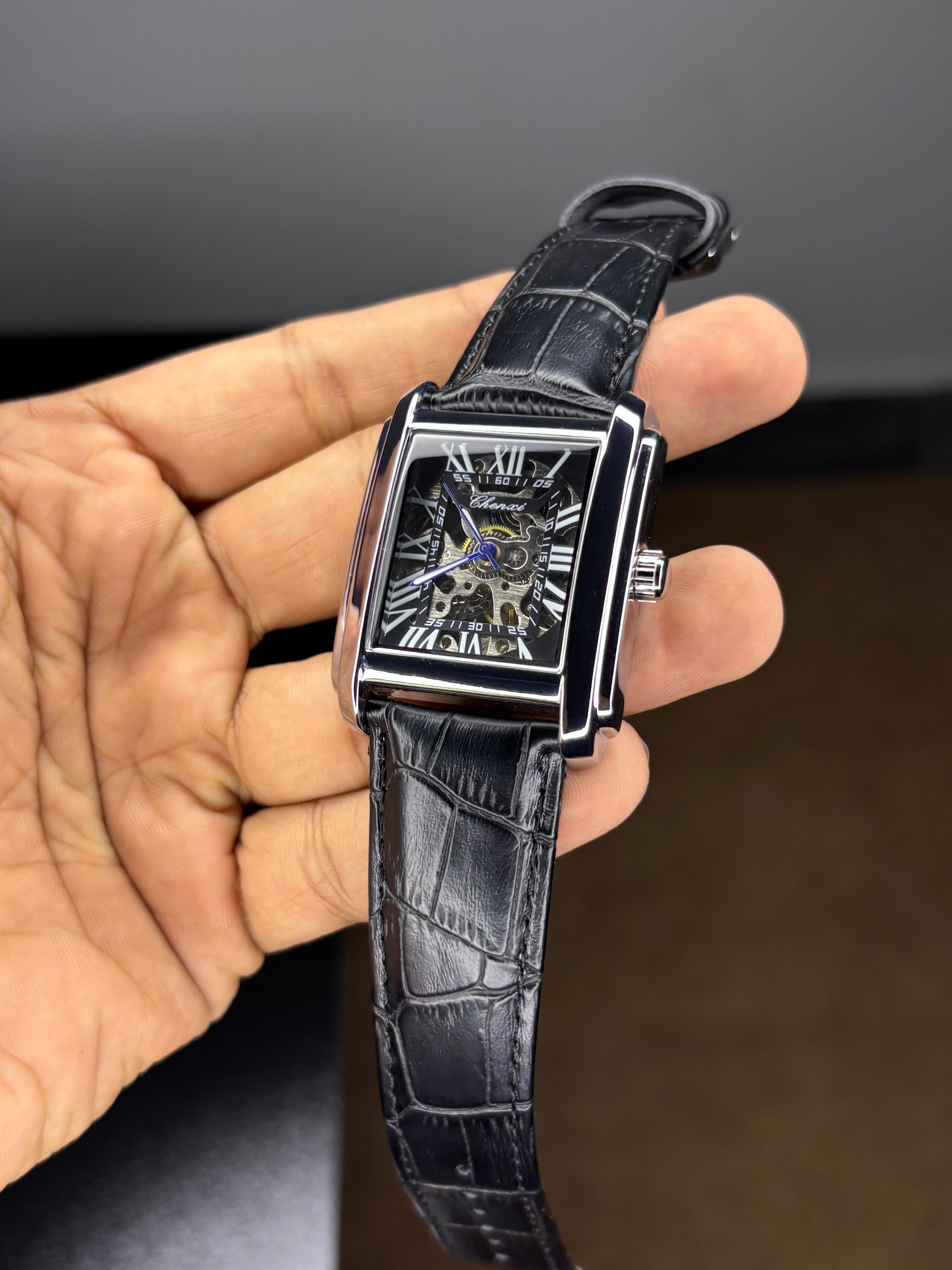 Chenxi Old Money Automatic Leather Strap