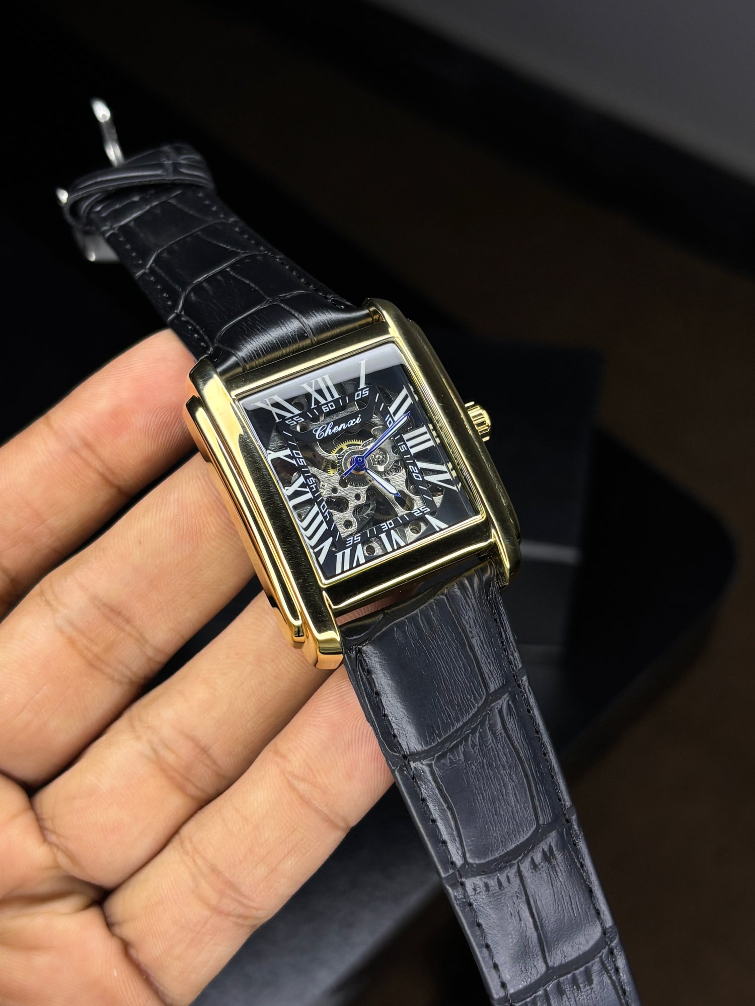 Chenxi Old Money Automatic Leather Strap