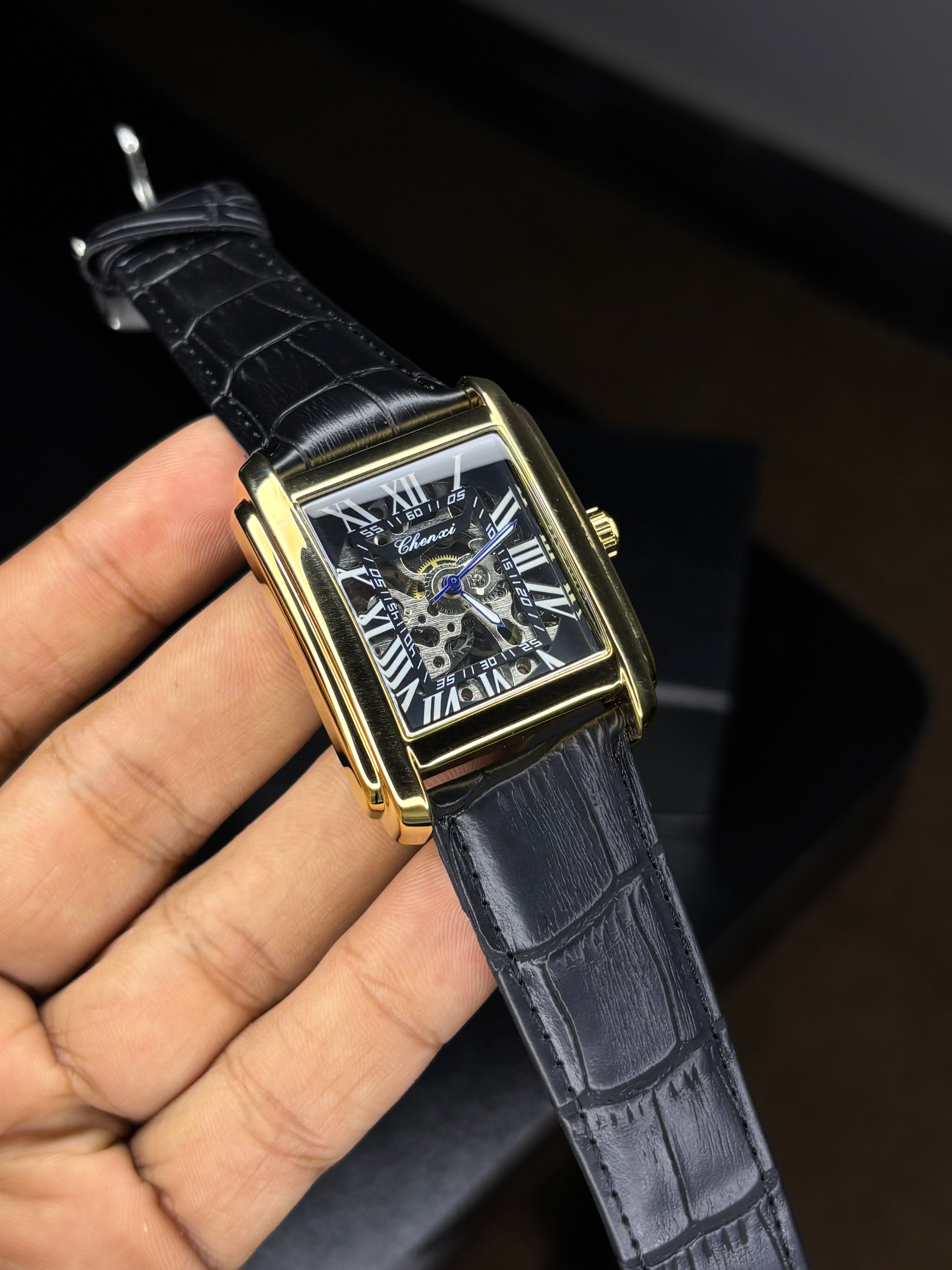 Chenxi Old Money Automatic Leather Strap