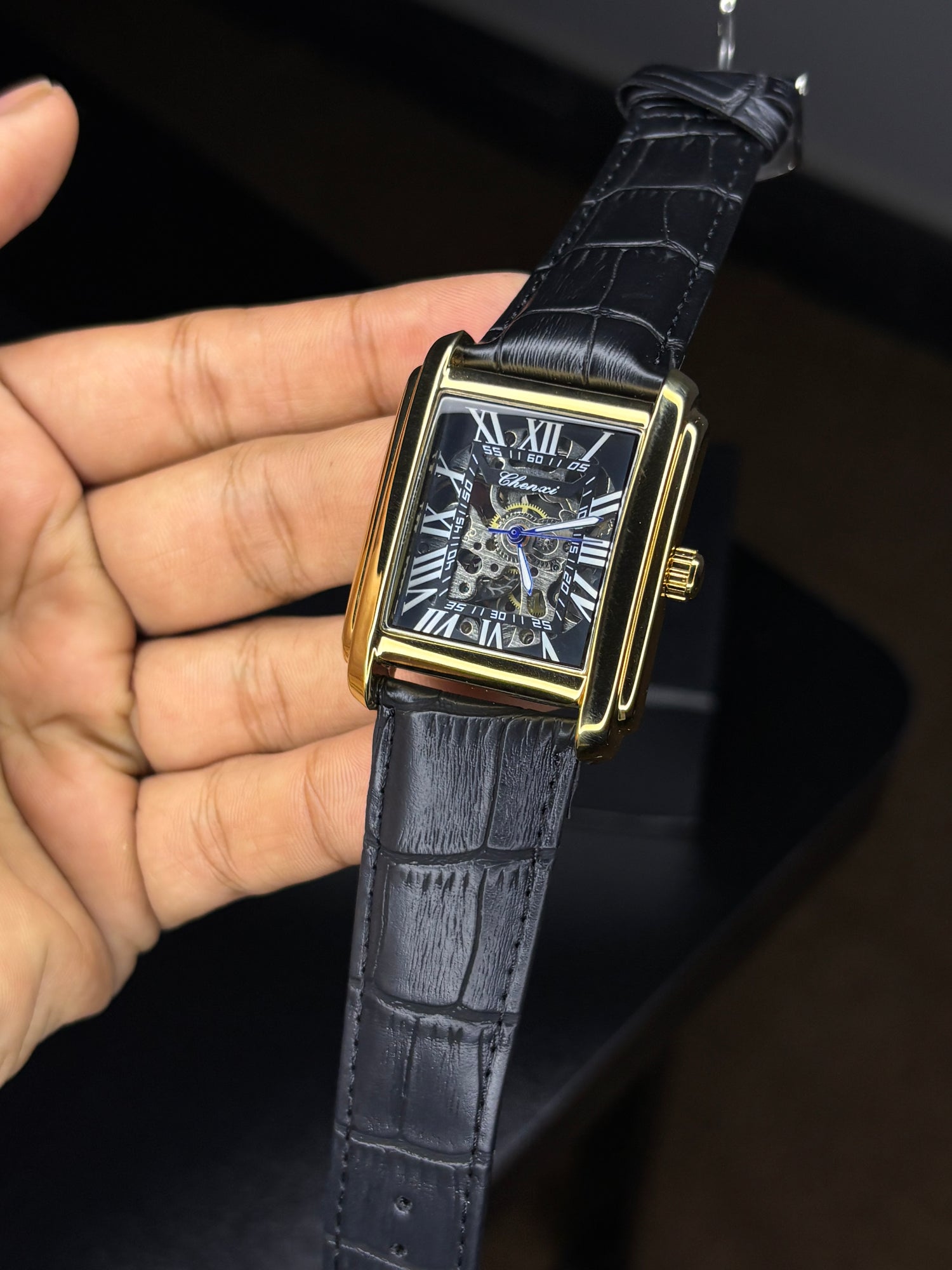Chenxi Old Money Automatic Leather Strap