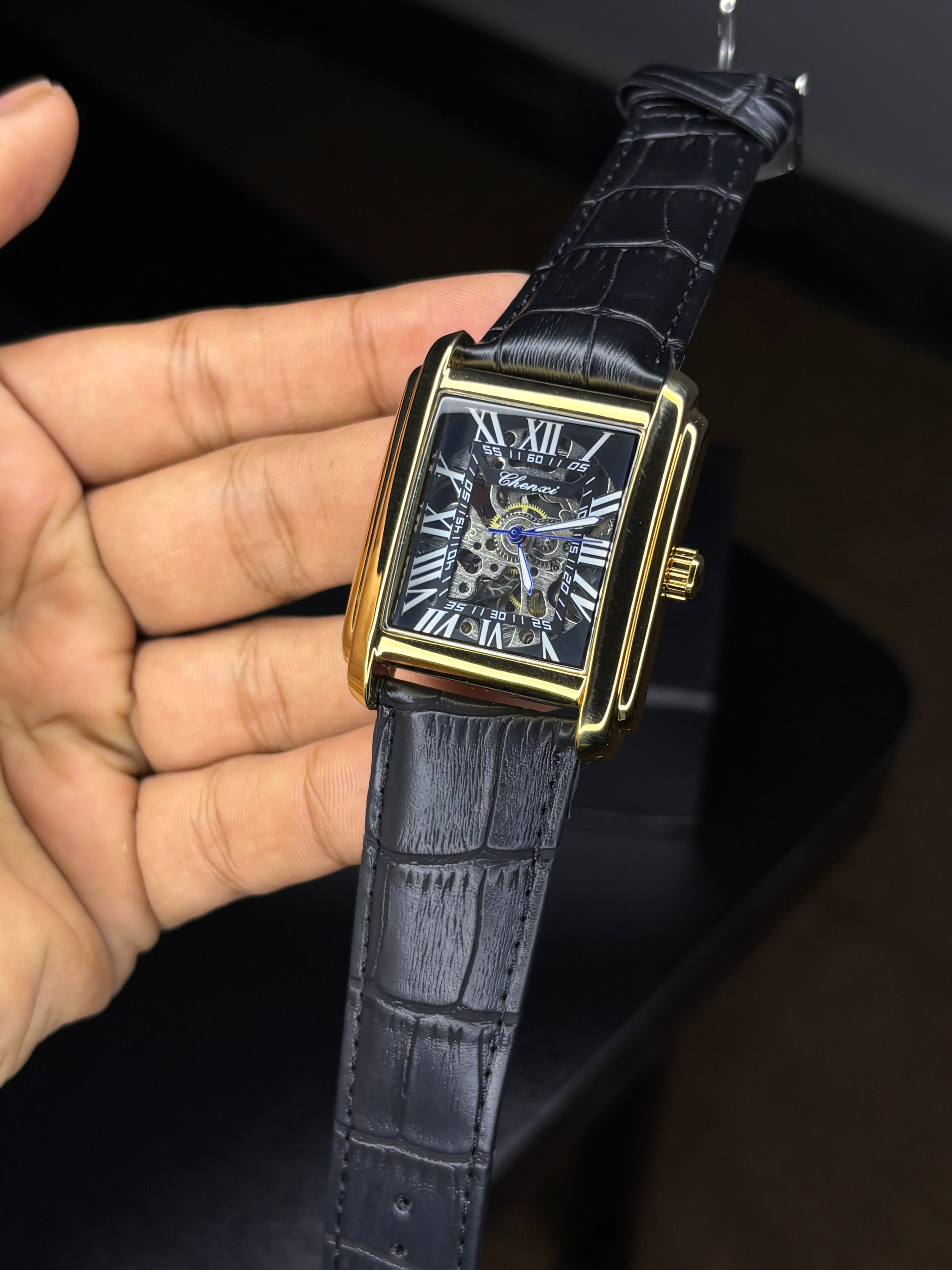 Chenxi Old Money Automatic Leather Strap