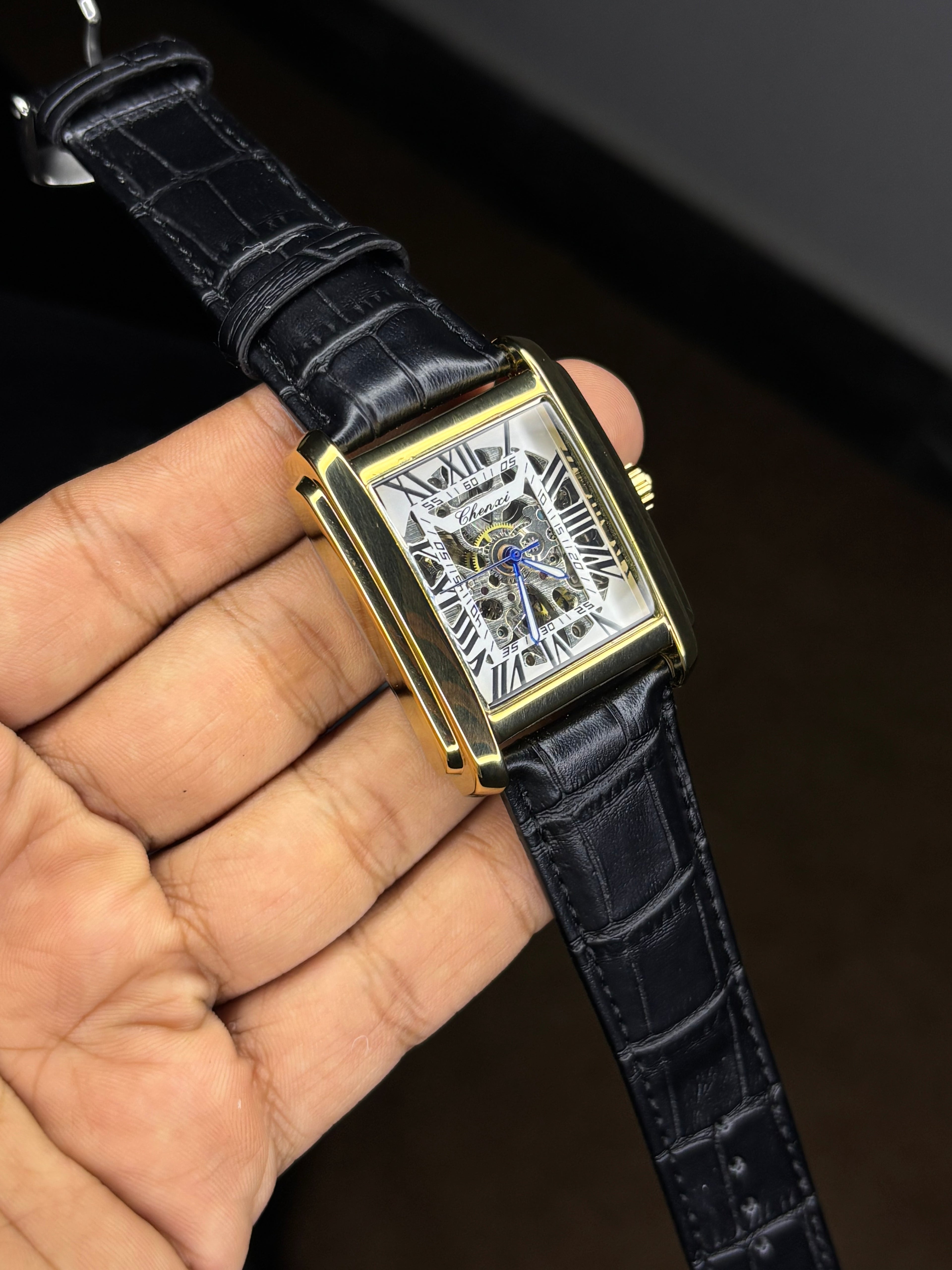 Chenxi Old Money Automatic Leather Strap