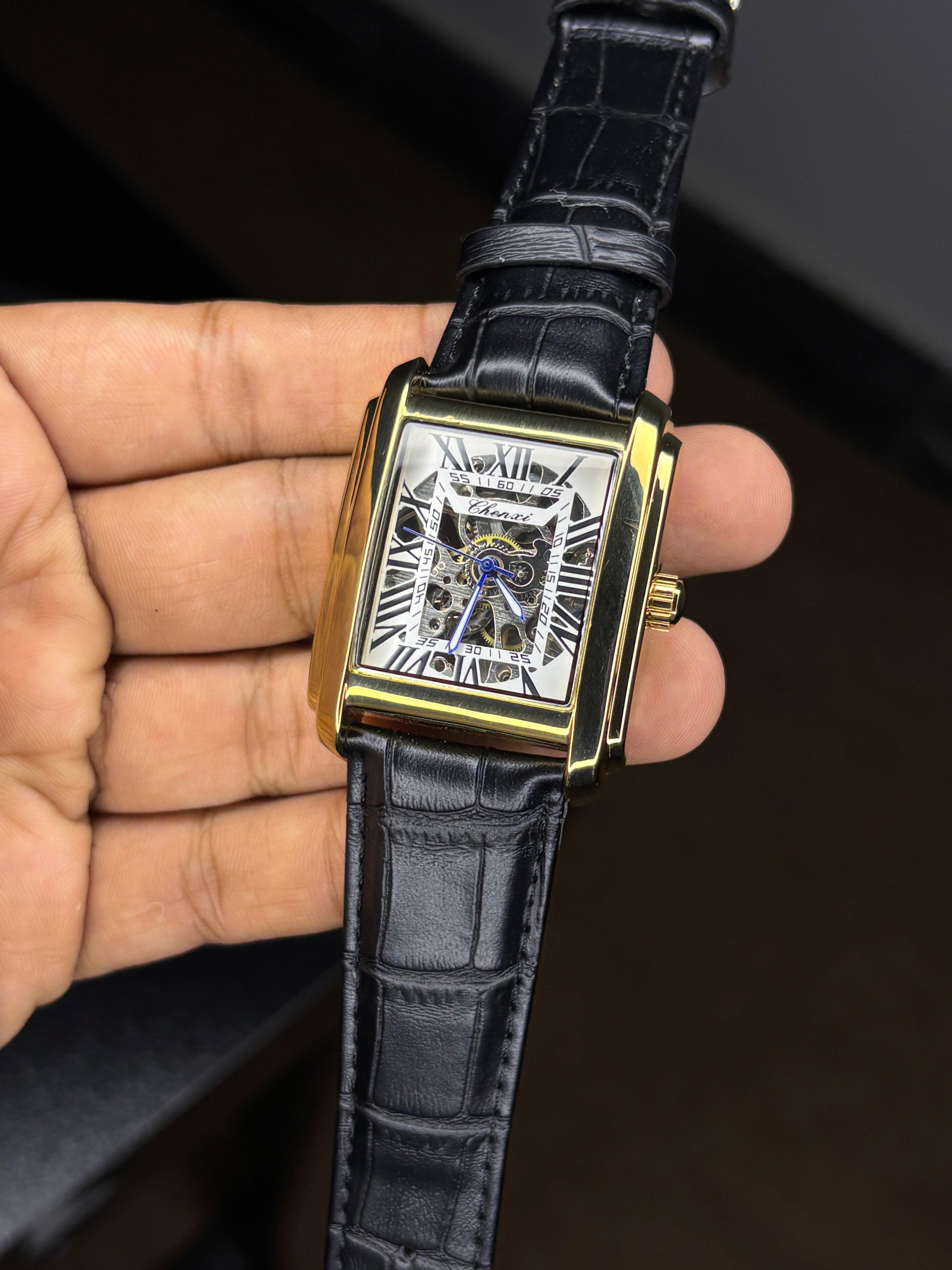 Chenxi Old Money Automatic Leather Strap