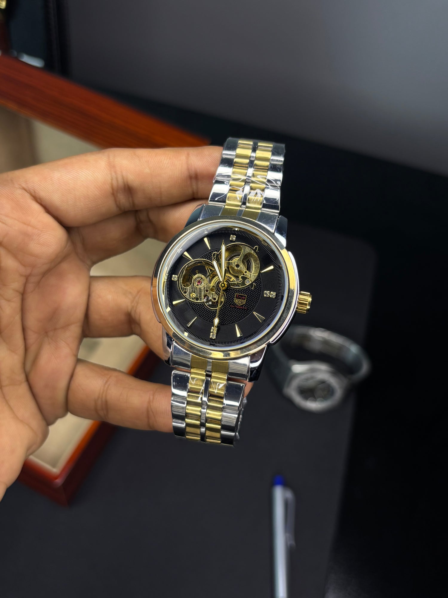 True Worth Automatic Skeleton Watch - R4053