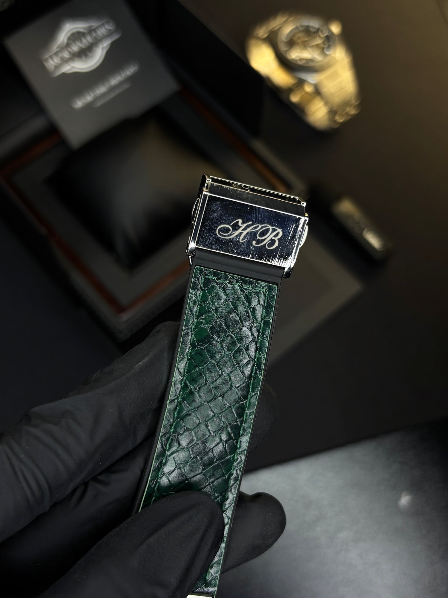 HB Classic Fusion - Snake Skin Leather Straps