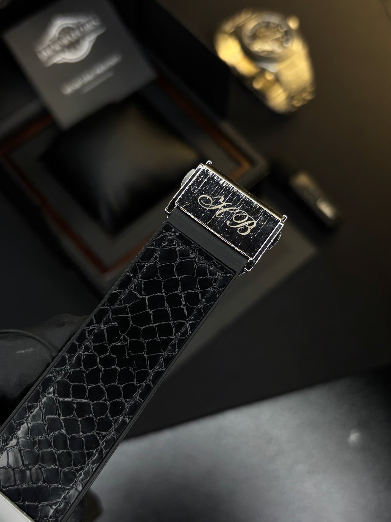 HB Classic Fusion - Snake Skin Leather Straps