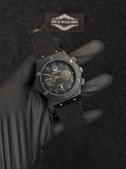 True Worth (Hublot Copy) - Black Arabic Type 2