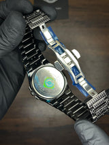 Fully Stoned Black Patek Nautilus