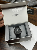 Fully Stoned Black Patek Nautilus