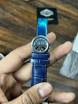 Patek Cubitus Leather Strap Quartz Watch