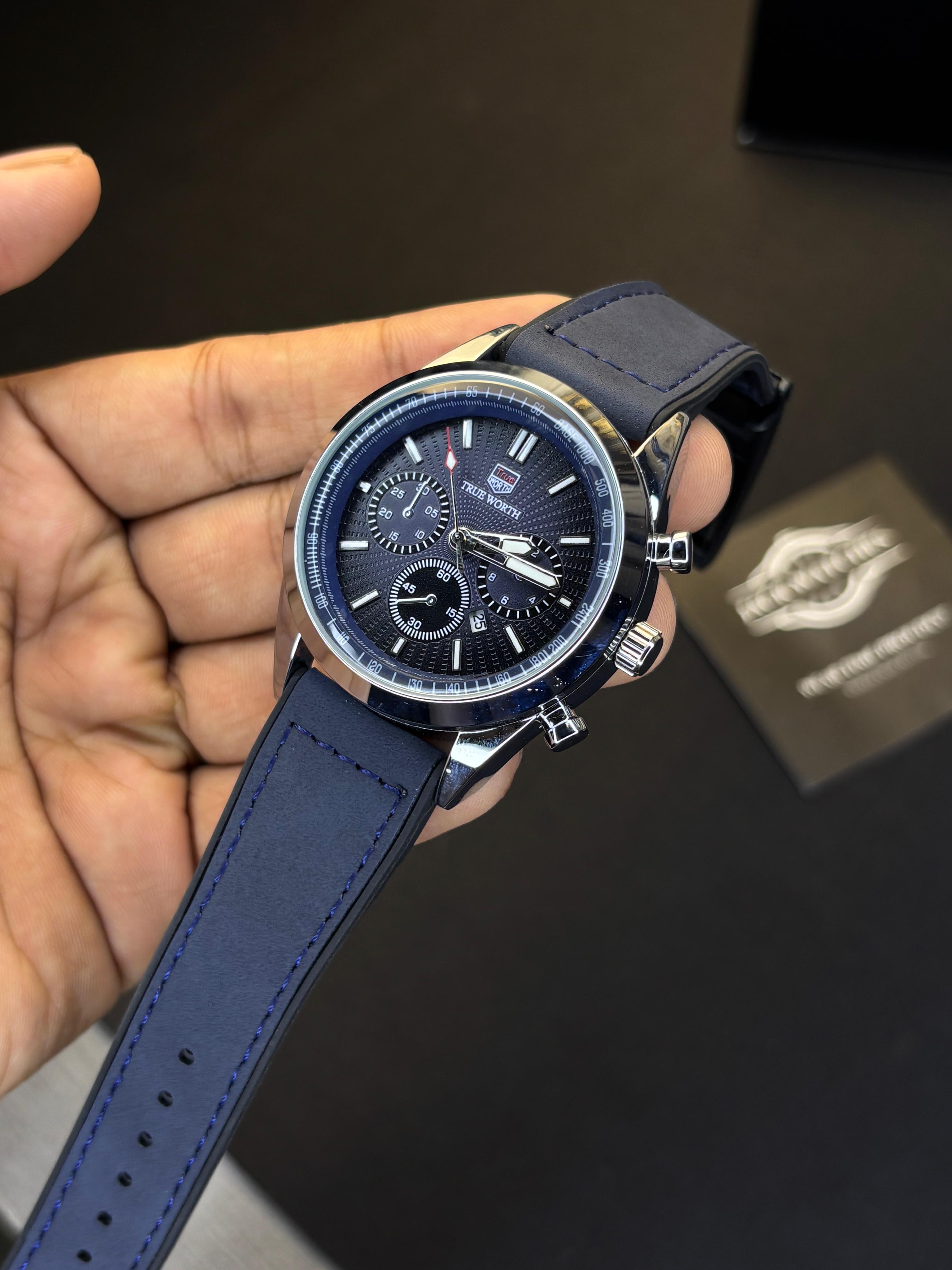 True Worth Non Chrono Watch With Unique Master Lock