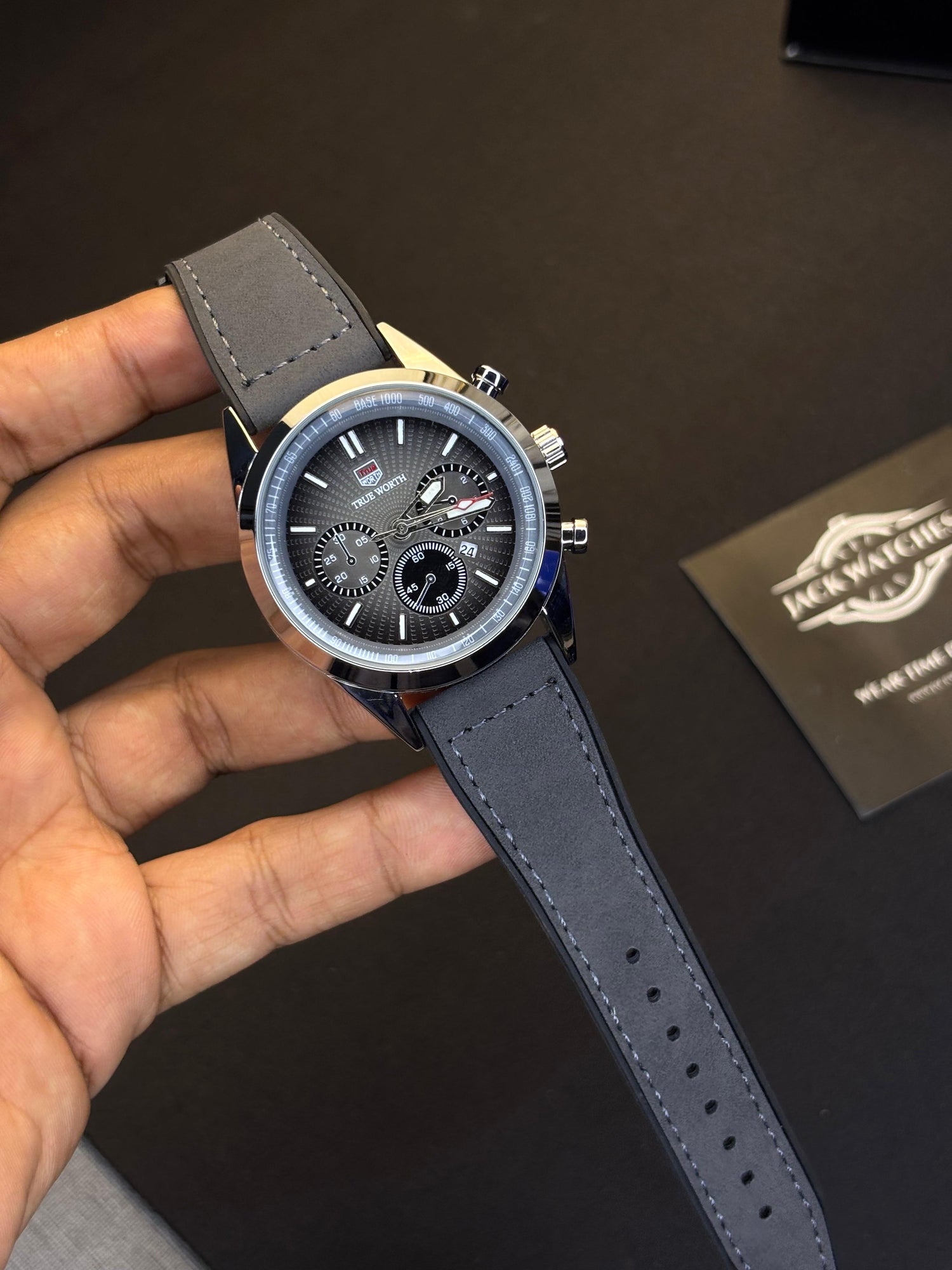True Worth Non Chrono Watch With Unique Master Lock
