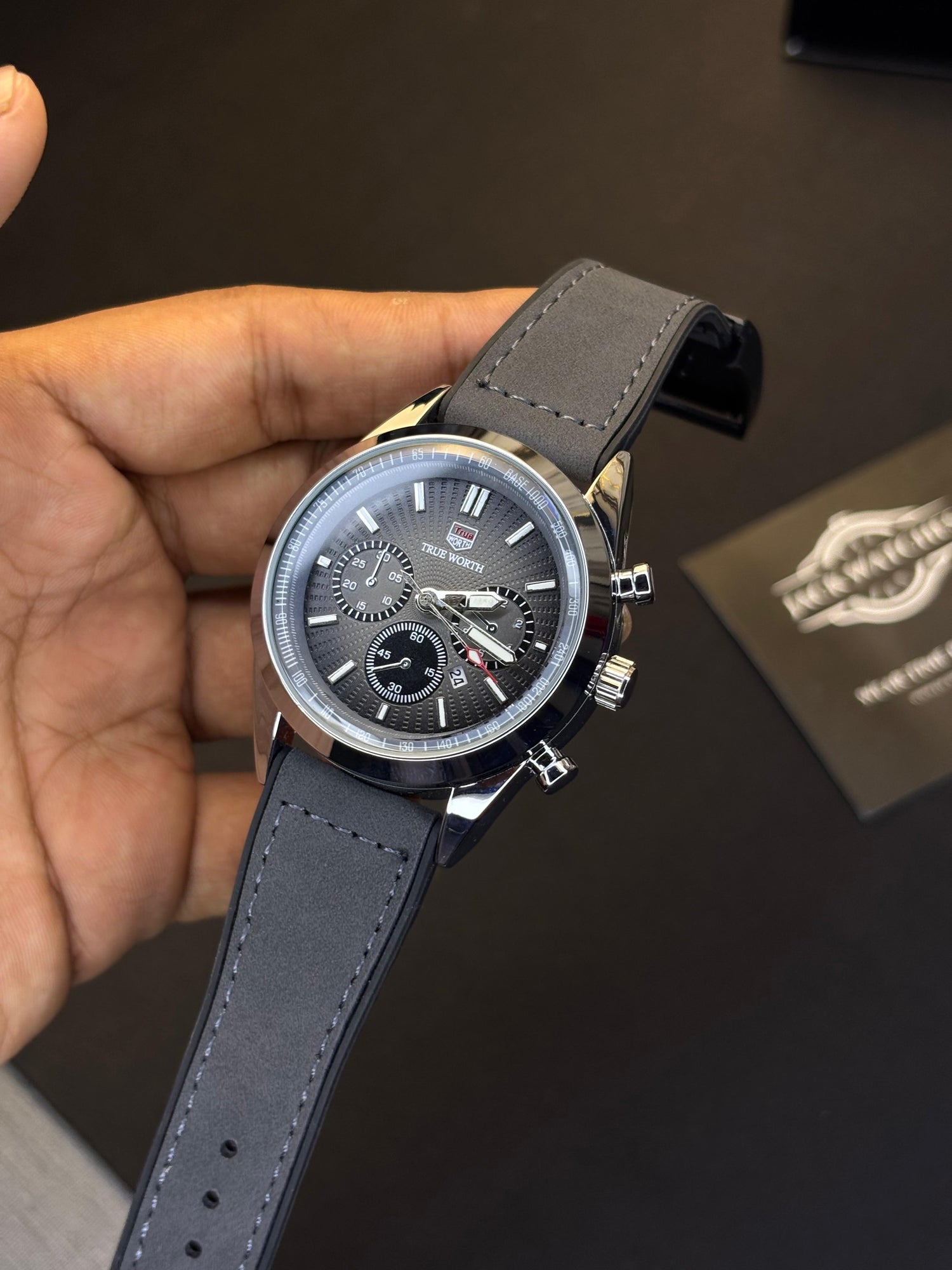 True Worth Non Chrono Watch With Unique Master Lock