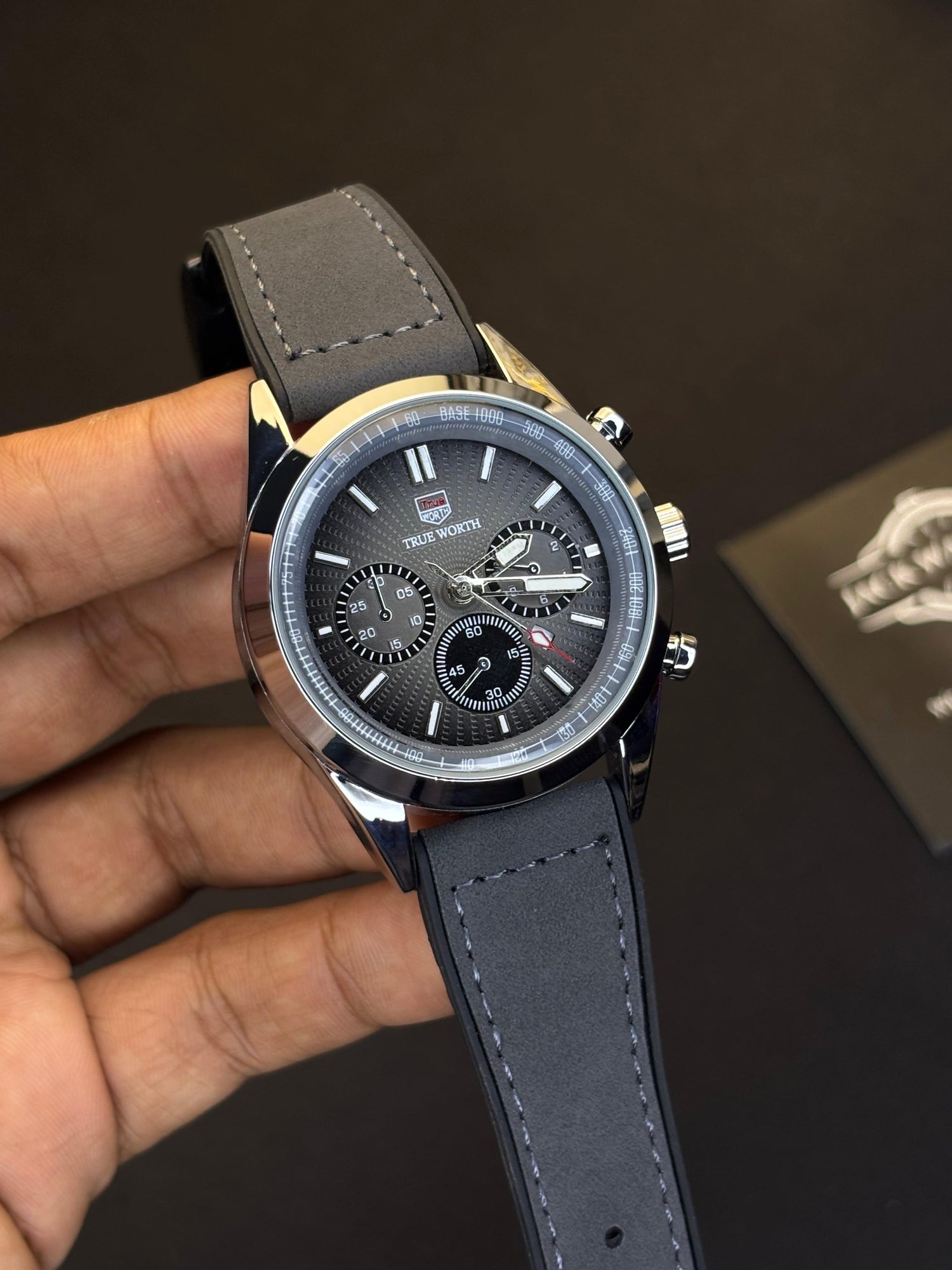 True Worth Non Chrono Watch With Unique Master Lock