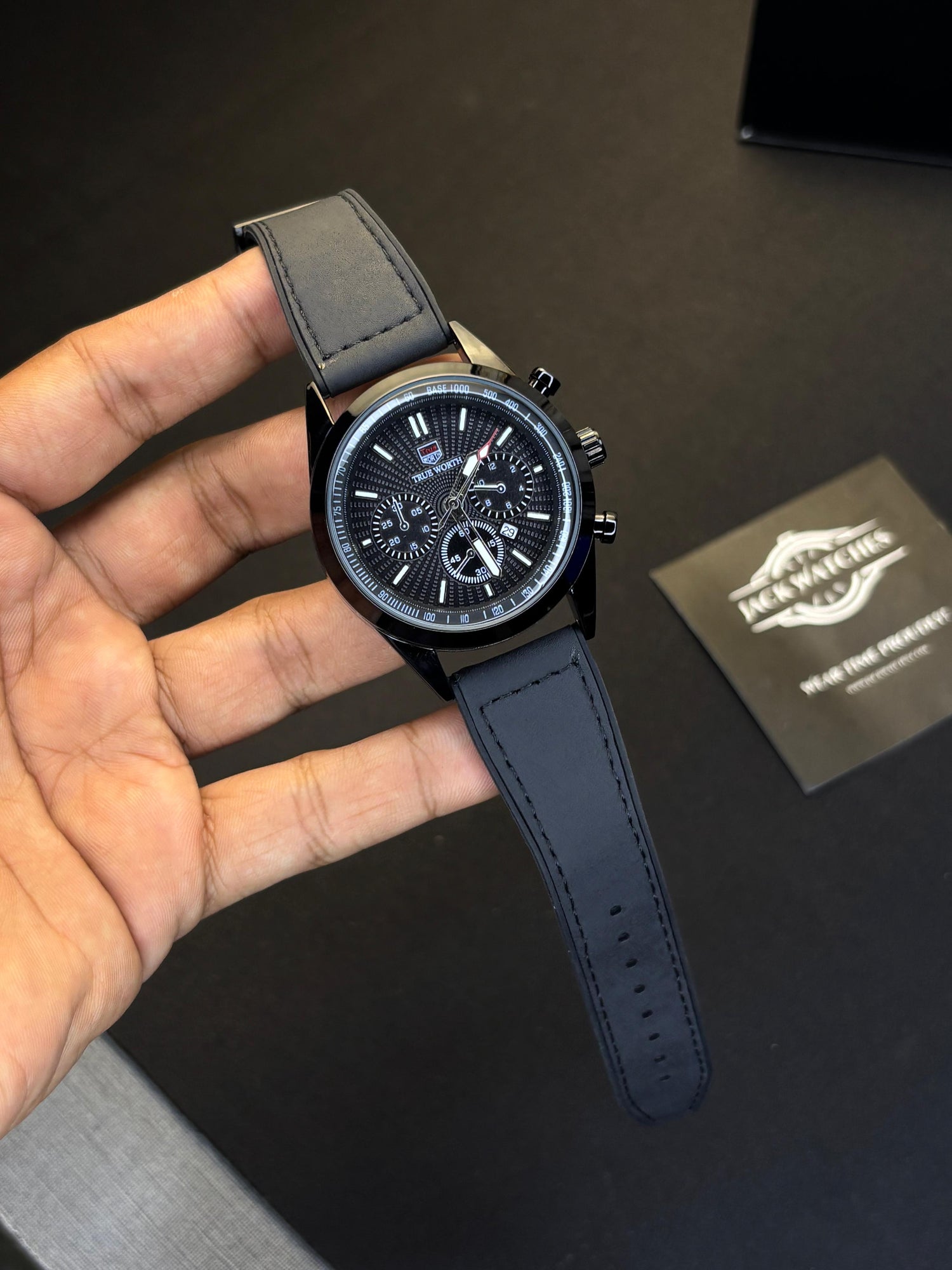 True Worth Non Chrono Watch With Unique Master Lock