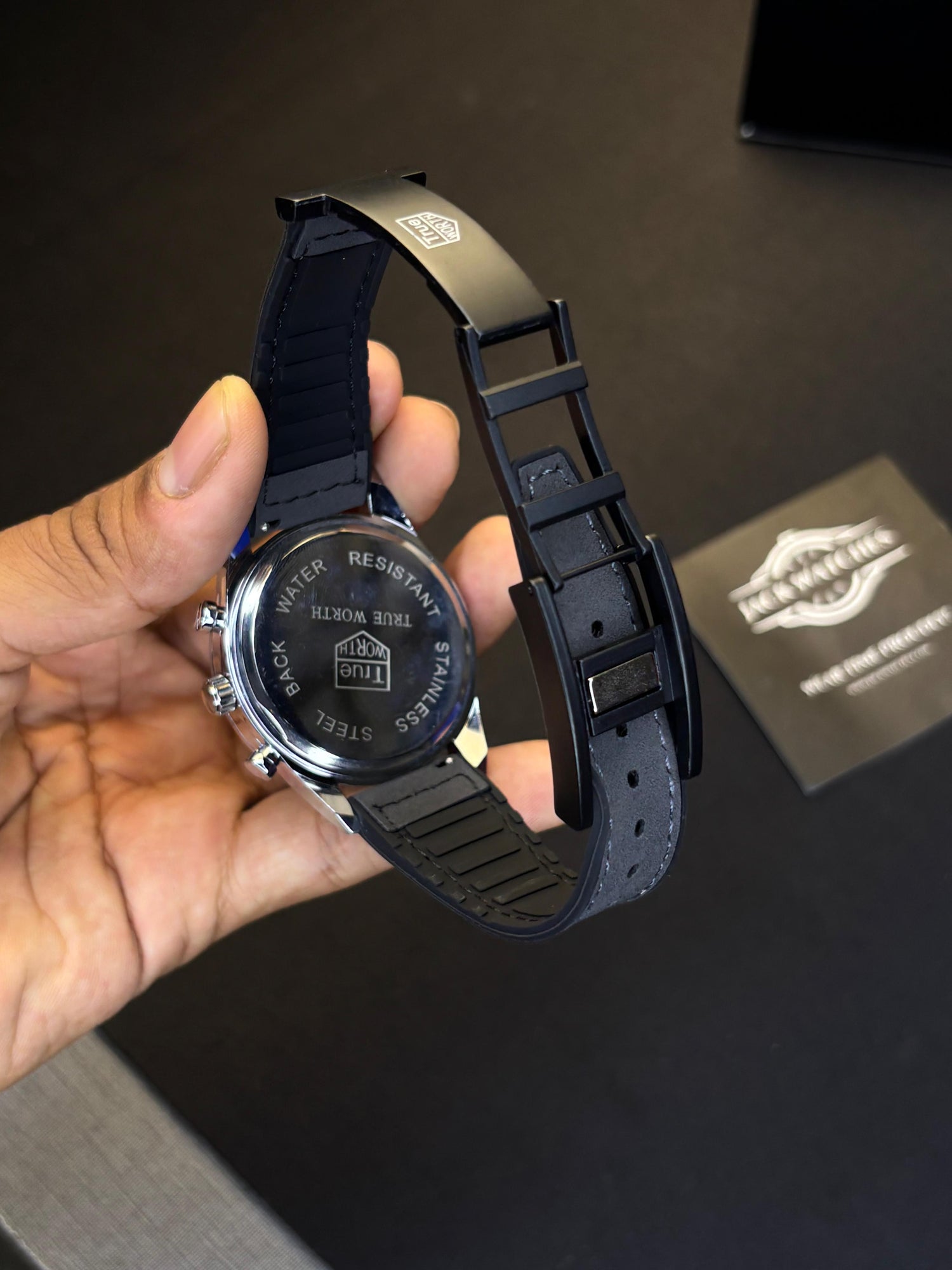 True Worth Non Chrono Watch With Unique Master Lock