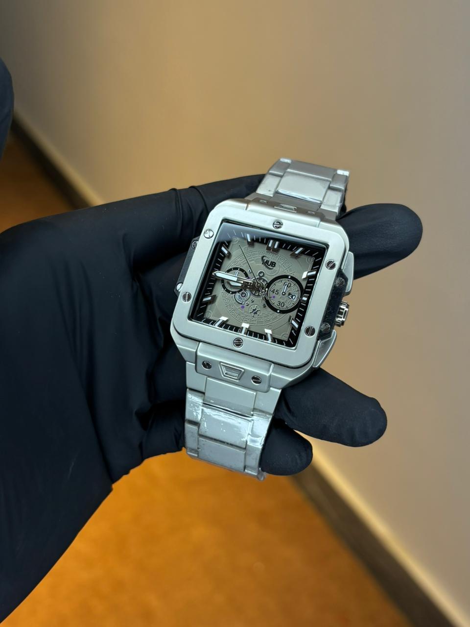 HB Square Dial Quartz Watch