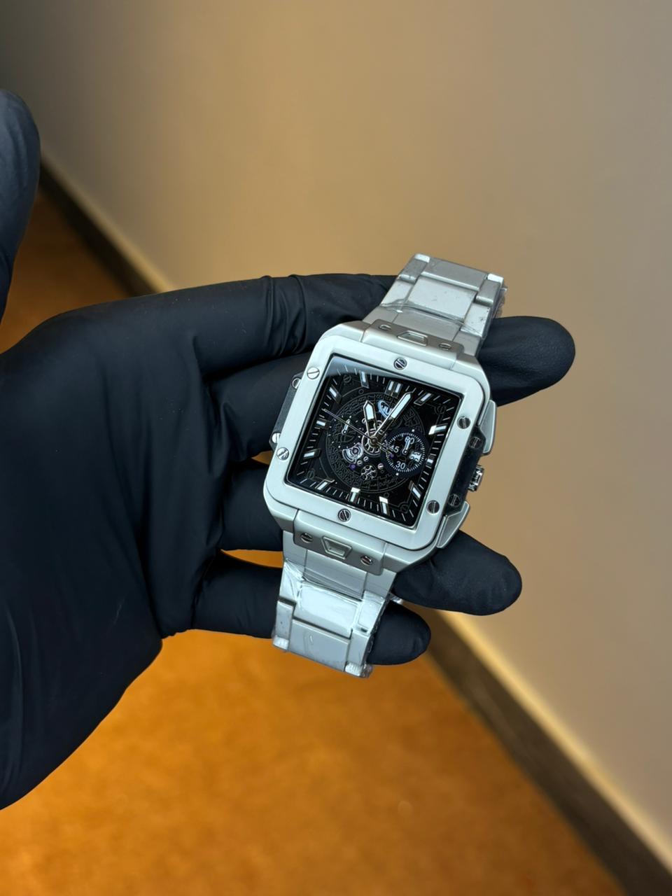 HB Square Dial Quartz Watch