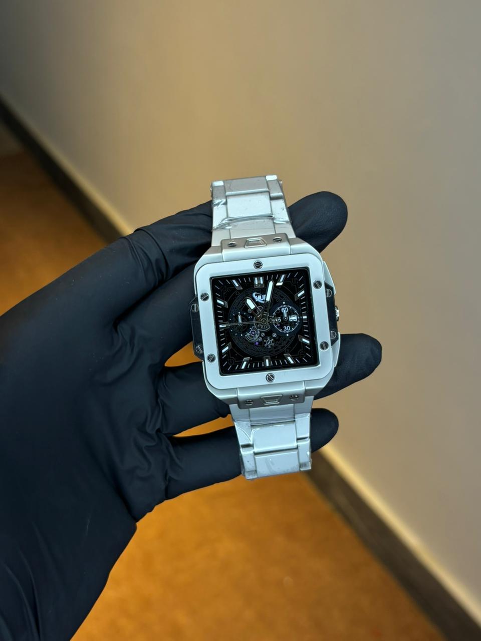 HB Square Dial Quartz Watch