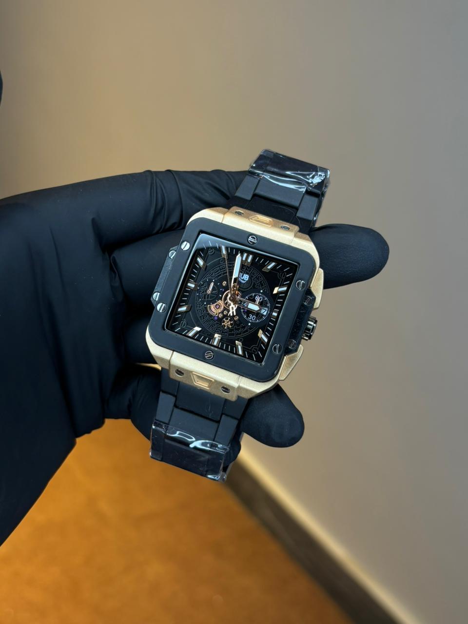 HB Square Dial Quartz Watch