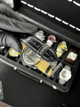 Tsot Leather Strap Chronograph Watch