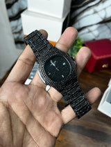 Fully Stoned Black Patek Nautilus
