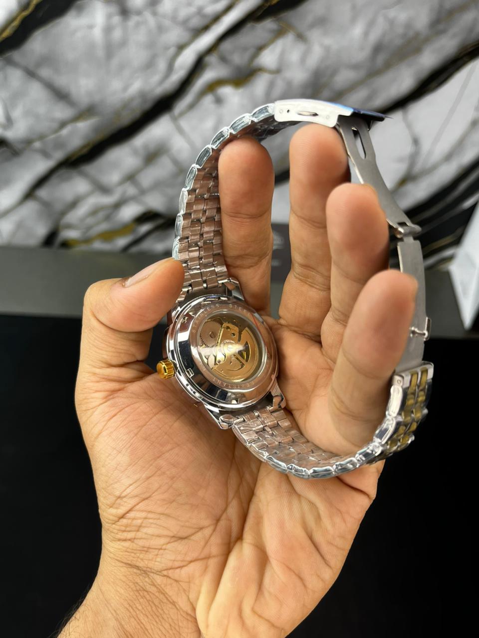 True Worth Automatic Skeleton Watch - R4053