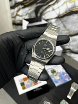 Tsot PRX 38mm Black Waffle Dial Automatic